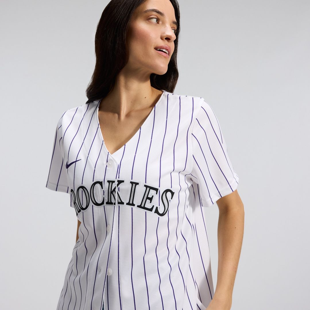 Colorado Rockies Women's Home Replica Team Jersey - White