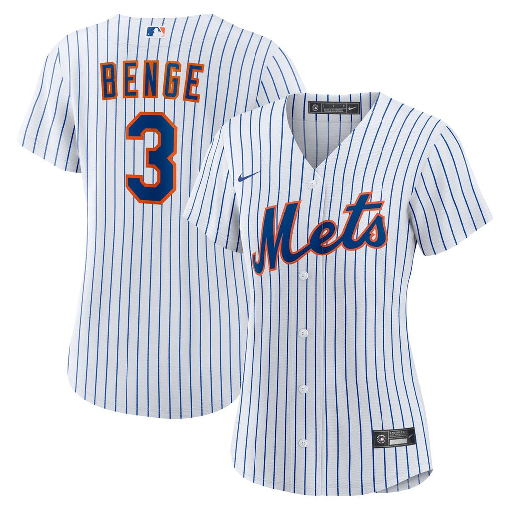 New York Mets Carson Benge Women's Home Replica Jersey - White
