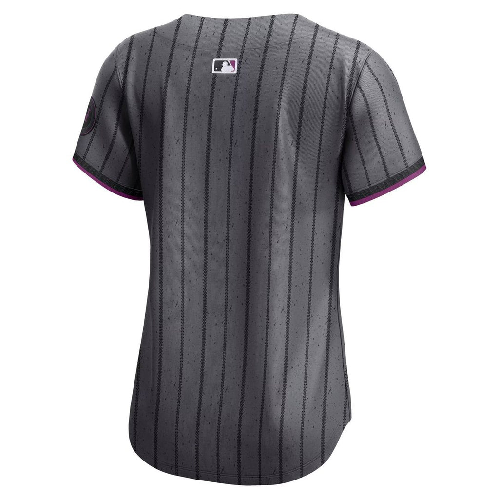 New York Mets Women's City Connect Limited Jersey - Gray