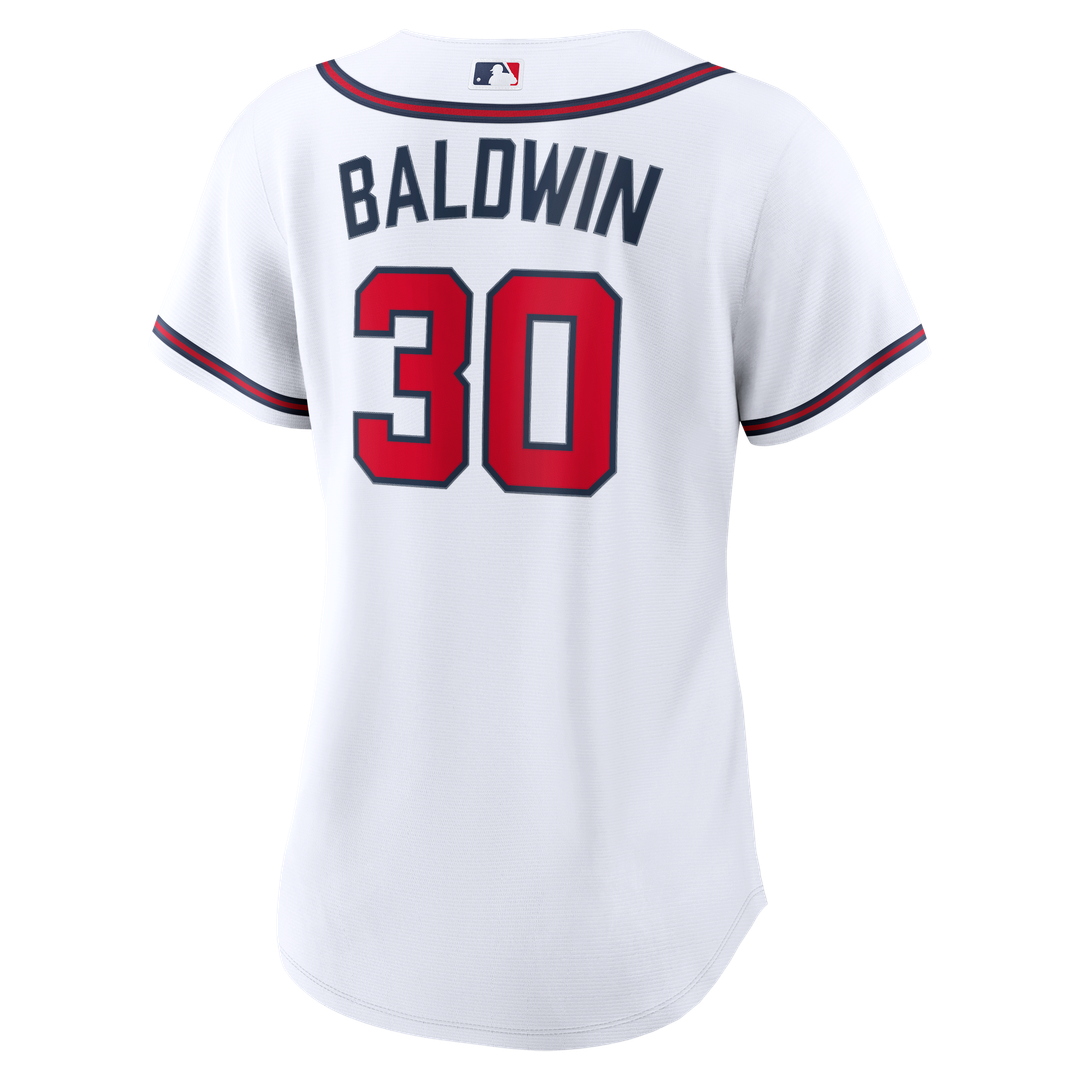 Atlanta Braves Drake Baldwin Women's Home Replica Jersey - White