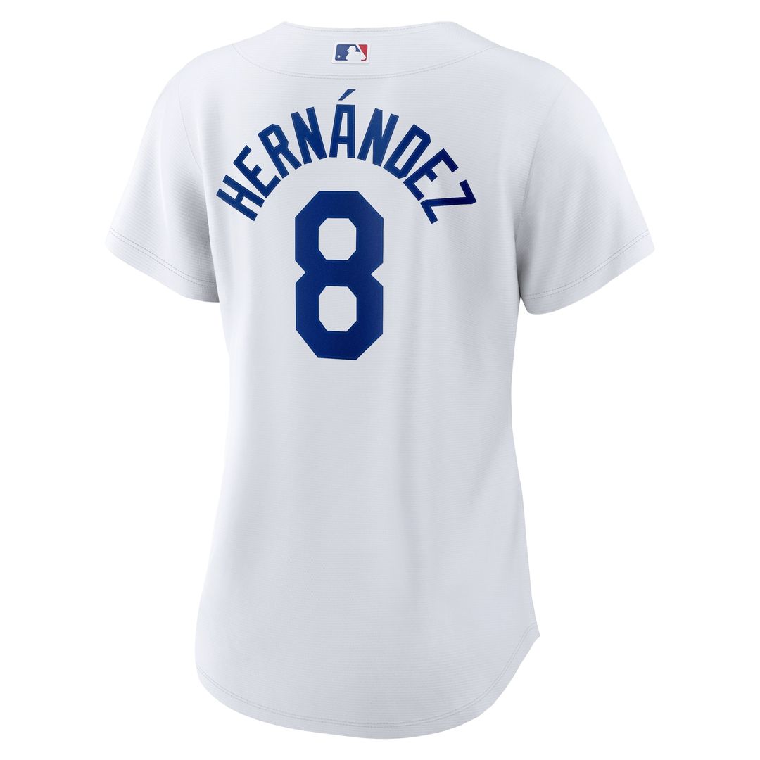 Los Angeles Dodgers Enrique Hernández Women's Home Replica Jersey - White