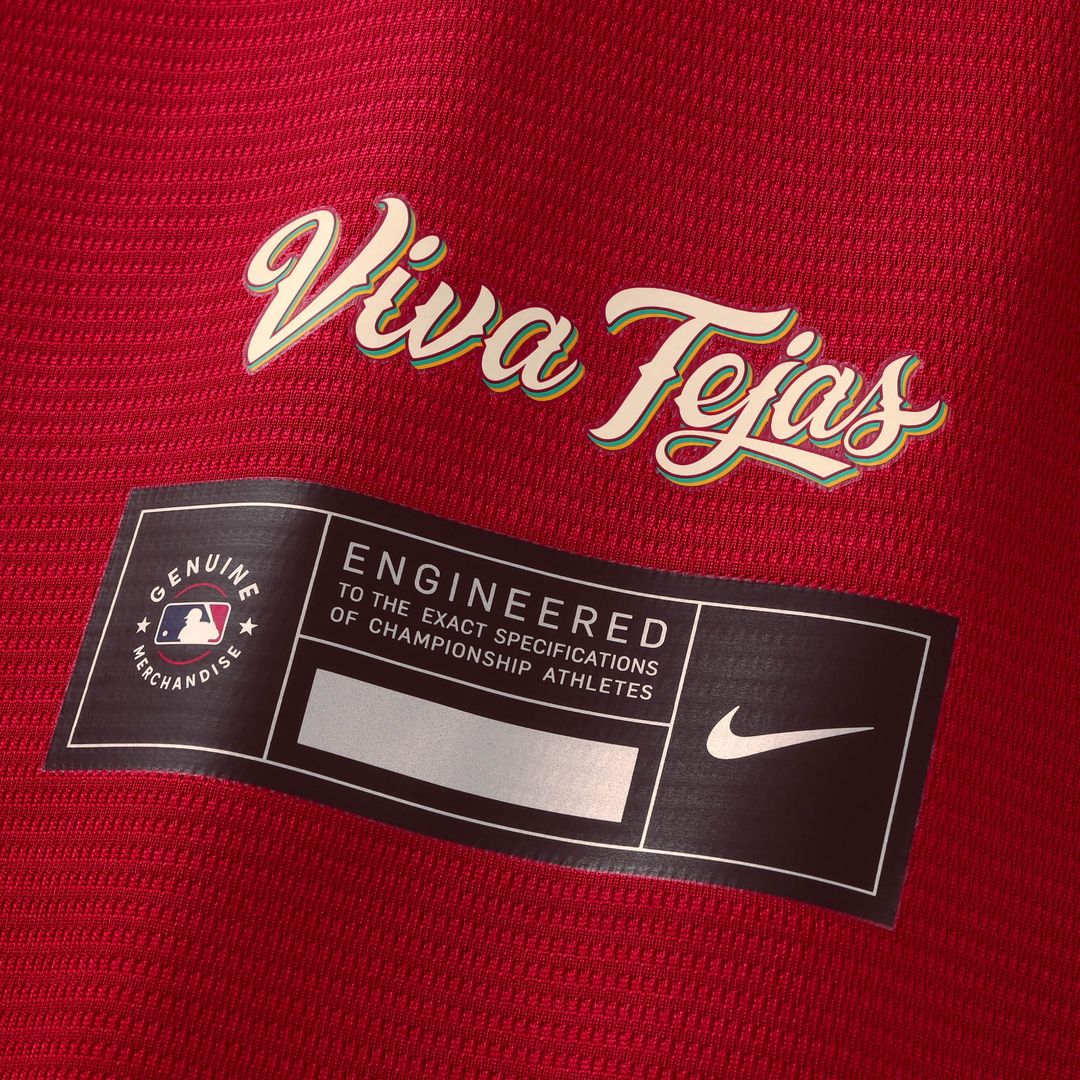 Texas Rangers Corey Seager 2026 City Connect Stadium Jersey - Red