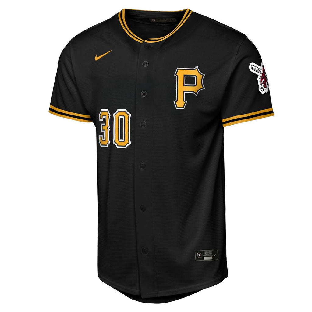 Pittsburgh Pirates Paul Skenes Youth Alternate Stadium Jersey - Black