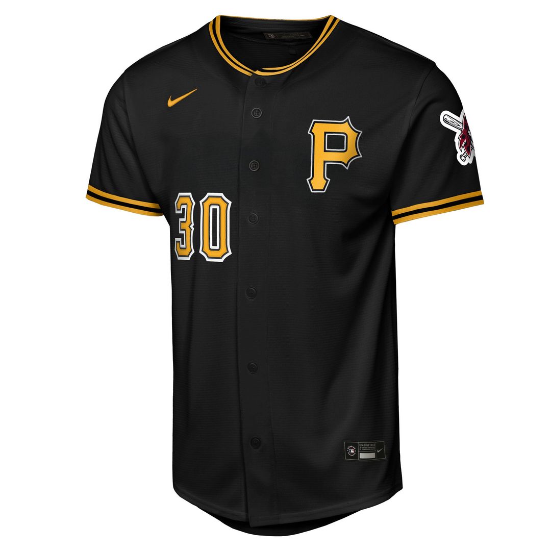 Pittsburgh Pirates Paul Skenes Youth Alternate Stadium Jersey - Black