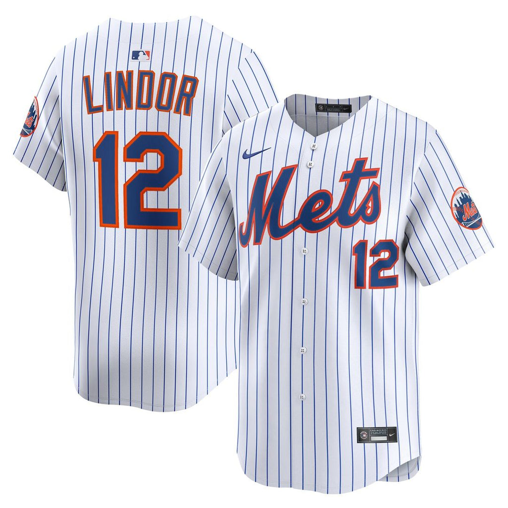 New York Mets Francisco Lindor Home Limited Jersey - White