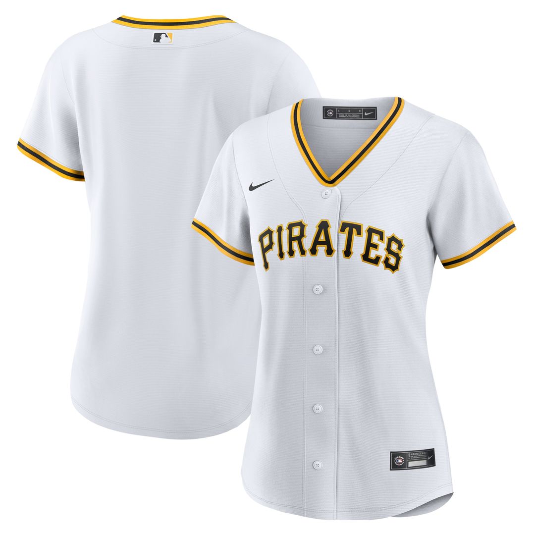 Pittsburgh Pirates Women's Home Replica Team Jersey - White