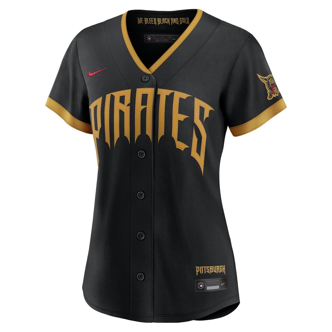 Pittsburgh Pirates Women's 2026 City Connect Stadium Jersey - Black