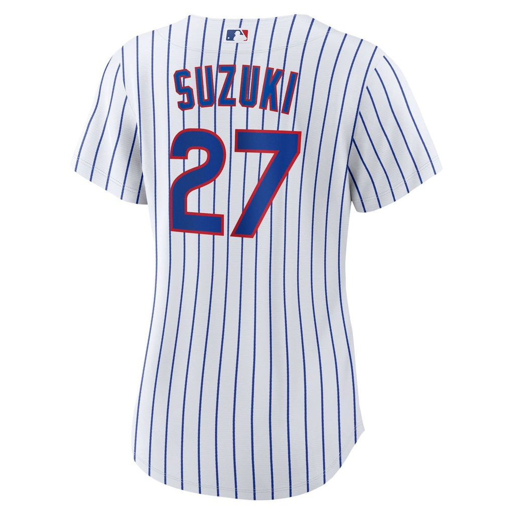 Chicago Cubs Seiya Suzuki Women's Home Replica Jersey - White