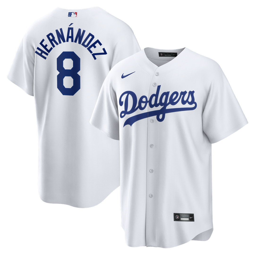 Los Angeles Dodgers Enrique Hernández Home Replica Jersey - White