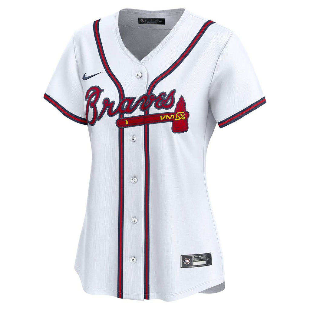 Atlanta Braves Women's Home Replica Team Jersey - White