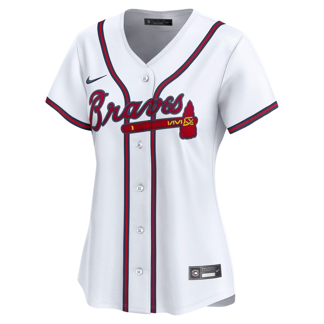 Atlanta Braves Women's Home Replica Team Jersey - White
