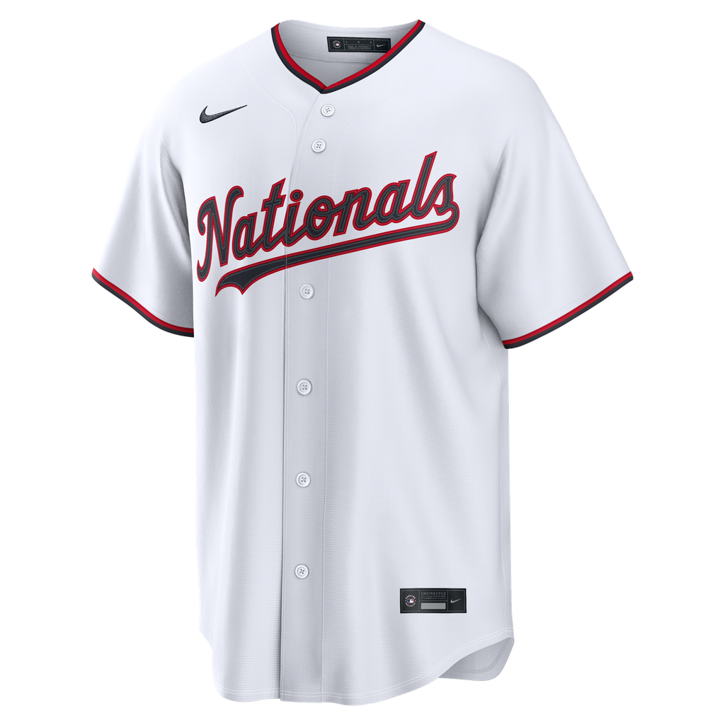 Washington Nationals James Wood Home Replica Jersey - White