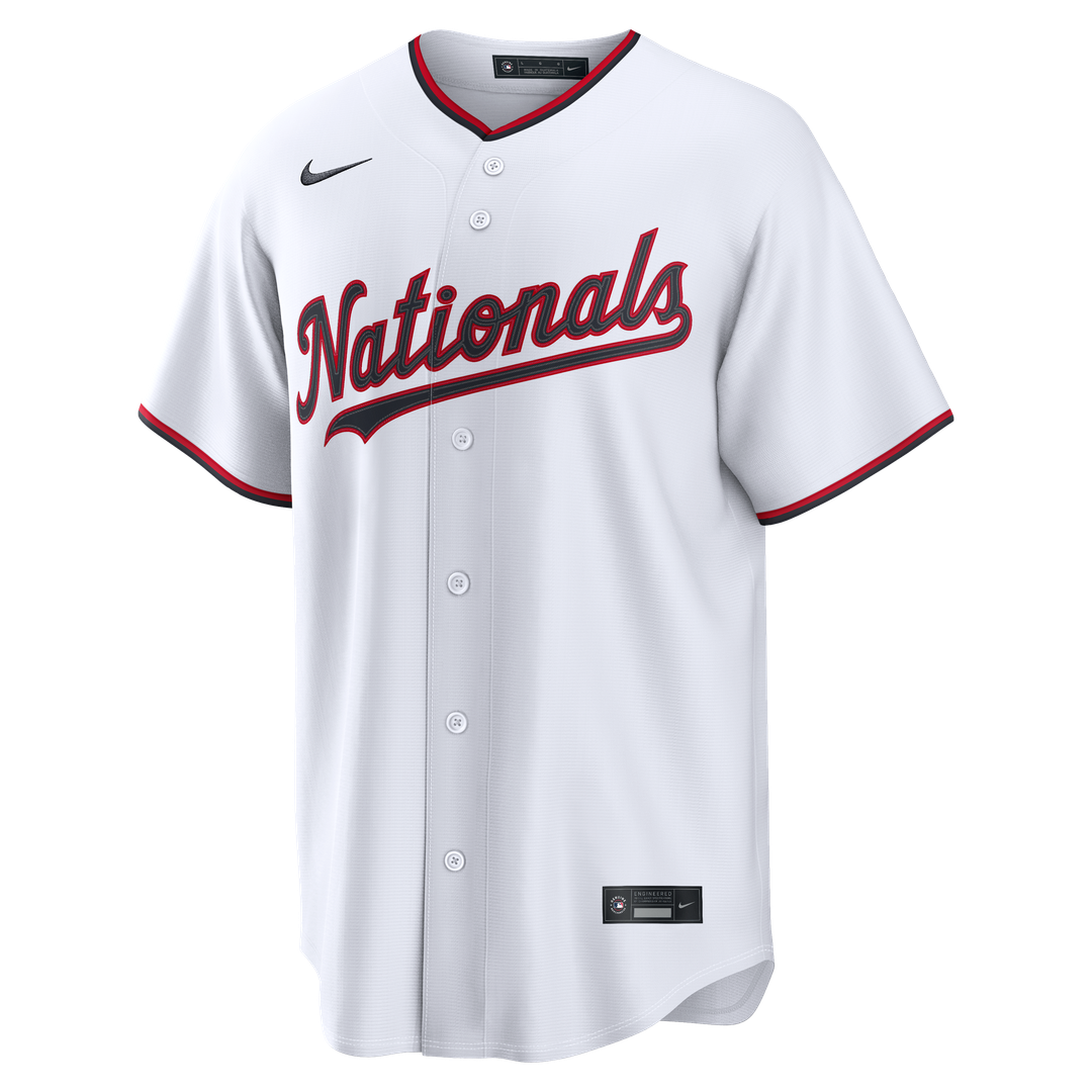 Washington Nationals James Wood Home Replica Jersey - White
