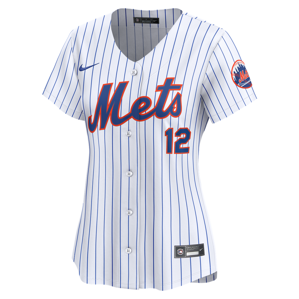 New York Mets Francisco Lindor Women's Home Limited Jersey - White