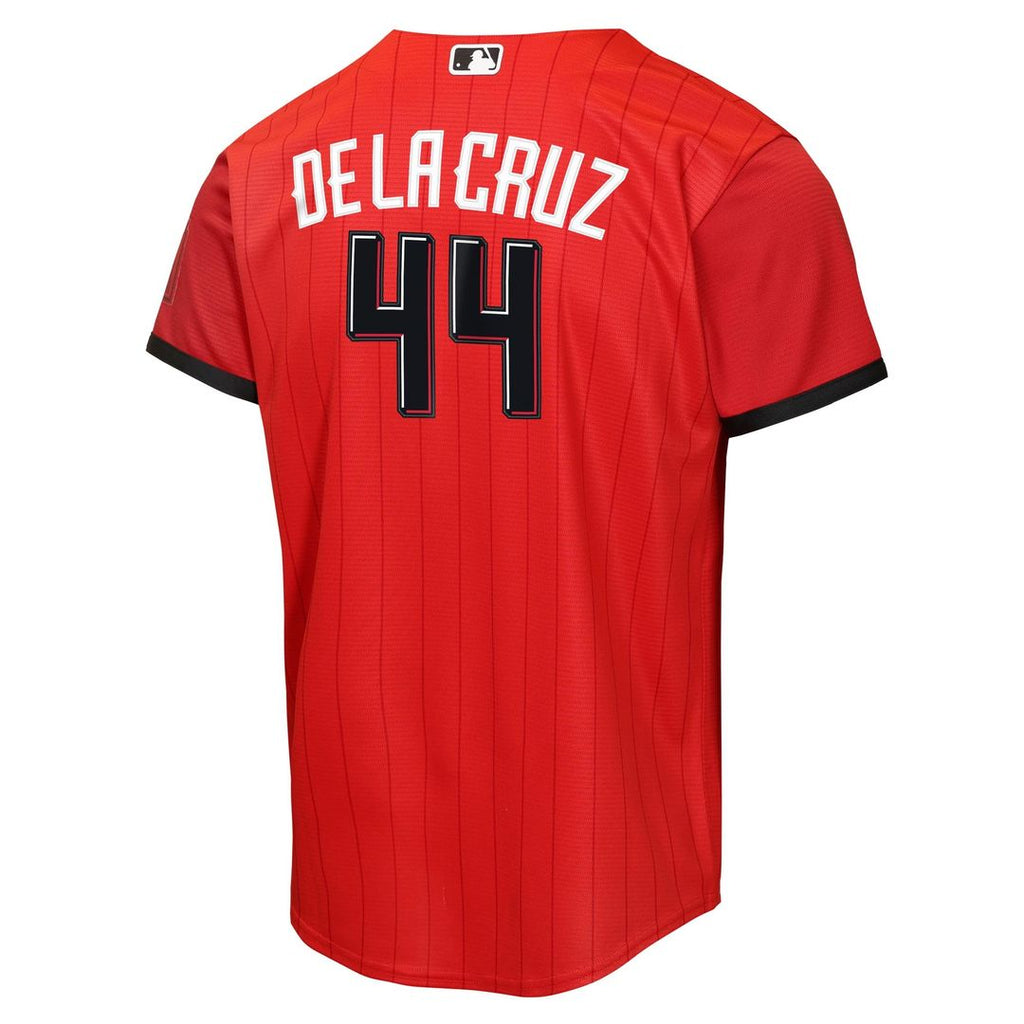 Cincinnati Reds Elly De La Cruz Youth 2026 City Connect Stadium Jersey - Red