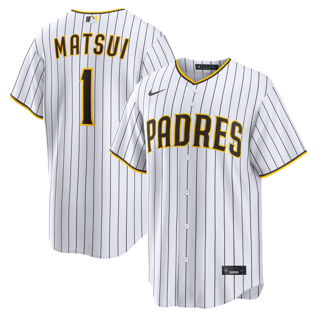 San Diego Padres Yuki Matsui Home Replica Jersey - White
