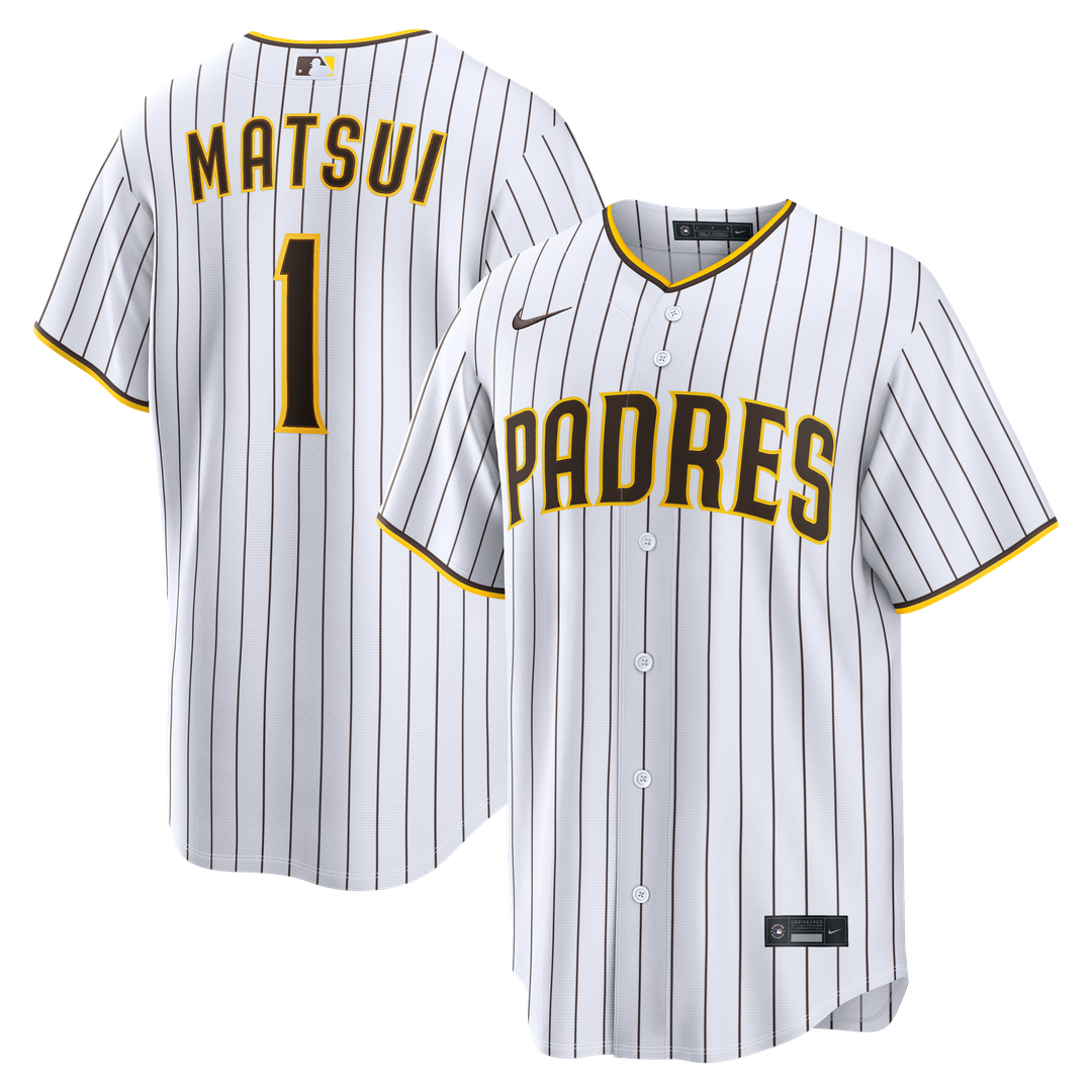 San Diego Padres Yuki Matsui Home Replica Jersey - White