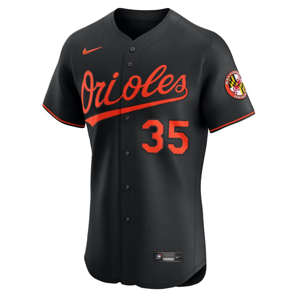 Baltimore Orioles Adley Rutschman Alternate Elite Jersey - Black