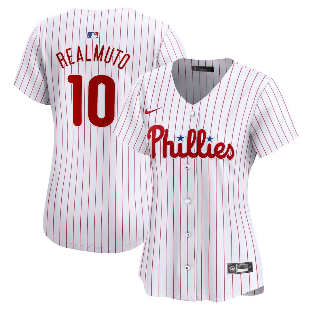 Philadelphia Phillies J.T. Realmuto Women's Home Limited Jersey - White