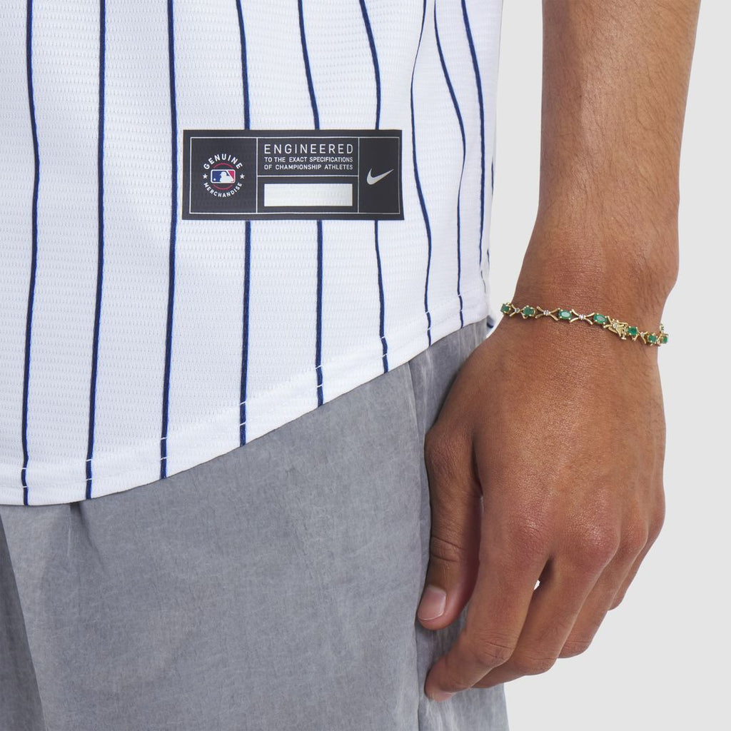 New York Yankees CC Sabathia 2025 Baseball Hall of Fame Name & Number Retired Replica Jersey - White
