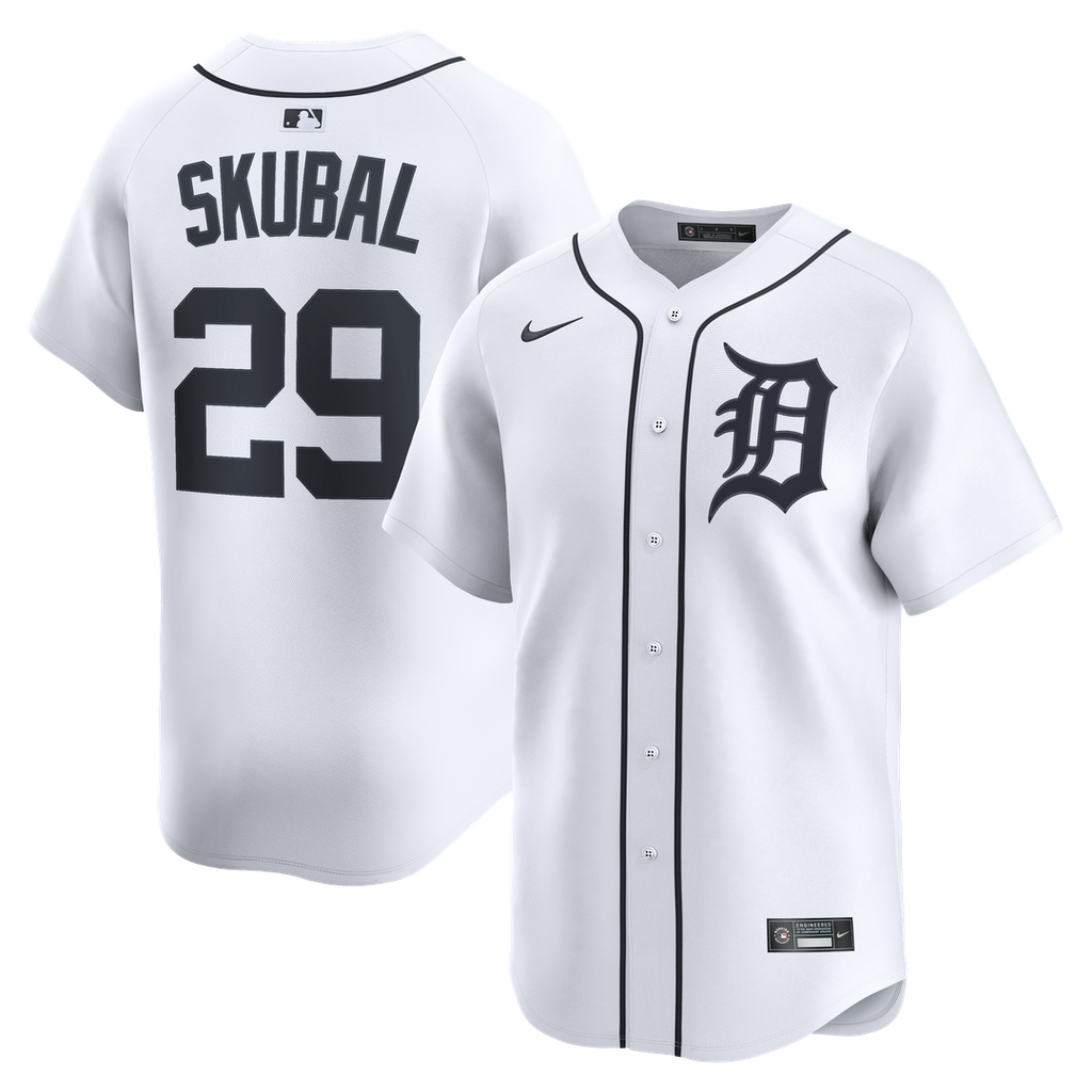 Detroit Tigers Tarik Skubal Home Limited Jersey - White