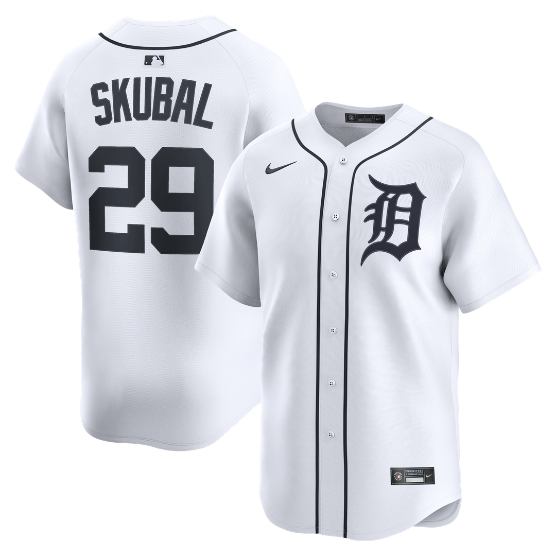 Detroit Tigers Tarik Skubal Home Limited Jersey - White