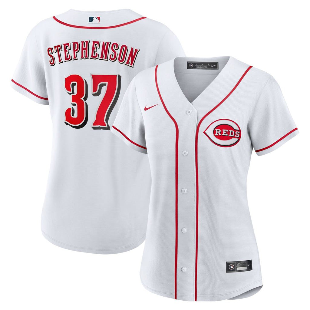 Cincinnati Reds Tyler Stephenson Women's Home Replica Jersey - White