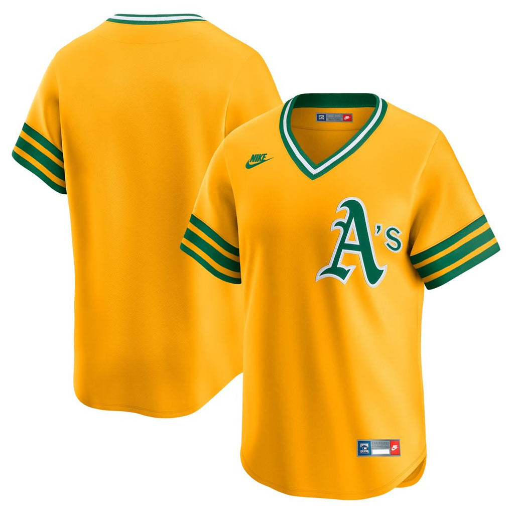 Athletics Cooperstown Limited Jersey - Gold