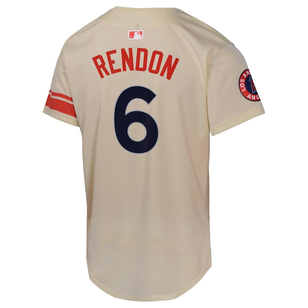 Los Angeles Angels Anthony Rendon Youth City Connect Limited Jersey - Cream