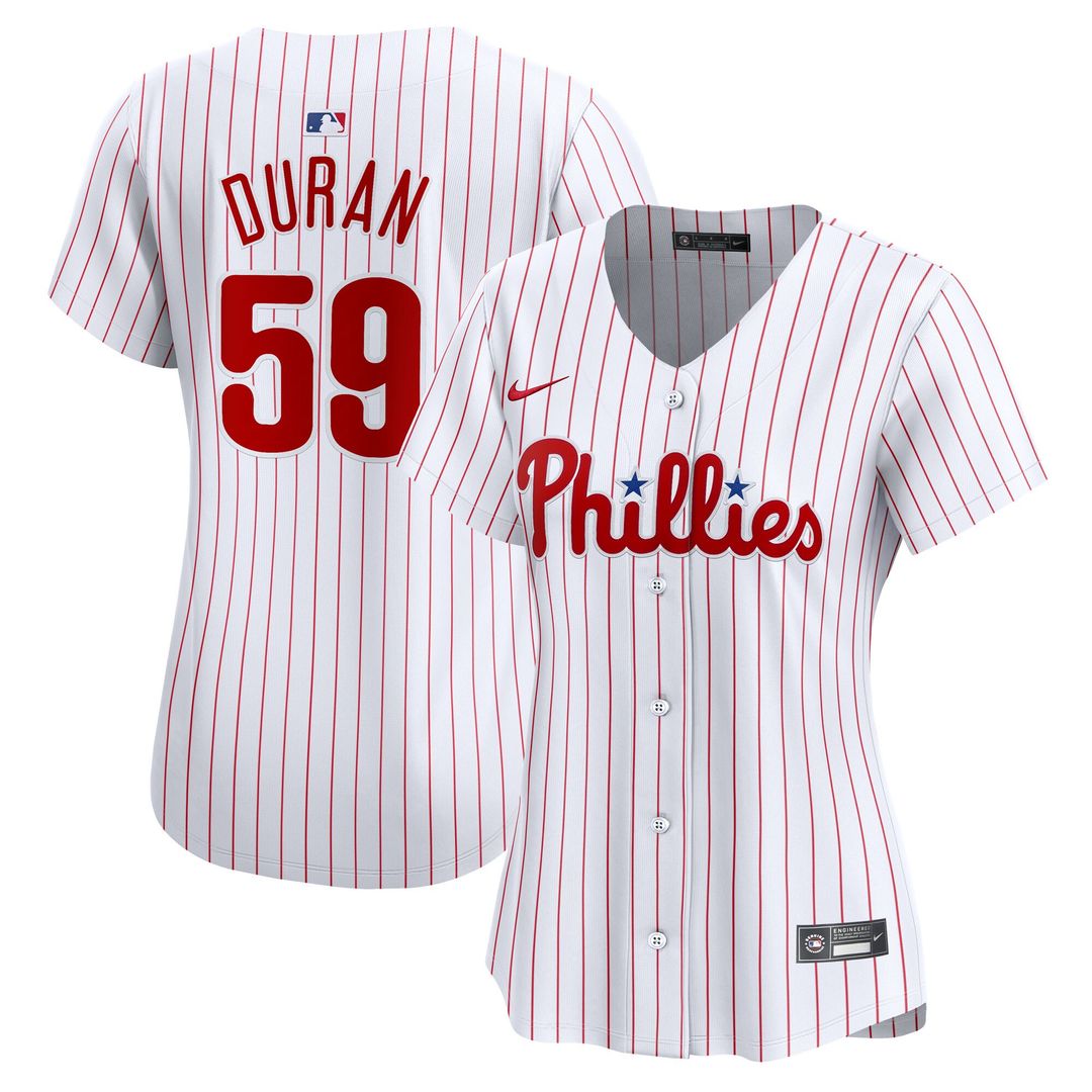 Philadelphia Phillies Jhoan Duran Women's Home Limited Jersey - White