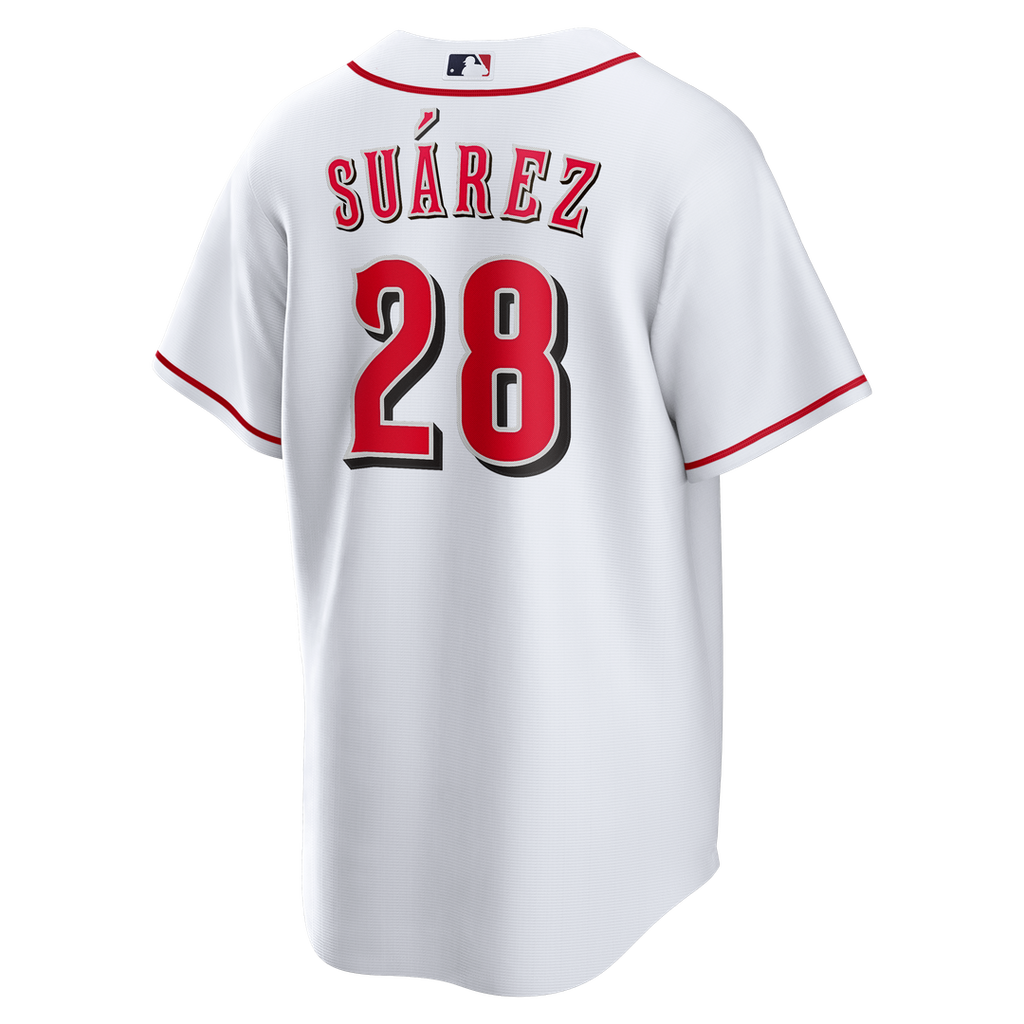 Cincinnati Reds Eugenio Suárez Home Replica Jersey - White