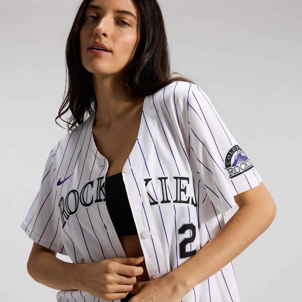 Colorado Rockies Kris Bryant Women's Home Limited Jersey - White