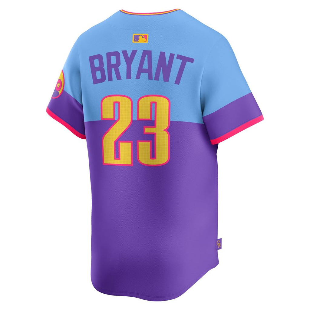 Colorado Rockies Kris Bryant 2025 City Connect Limited Jersey - Purple/Light Blue