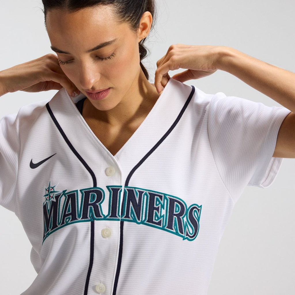 Seattle Mariners Cal Raleigh Women's Home Replica Jersey - White