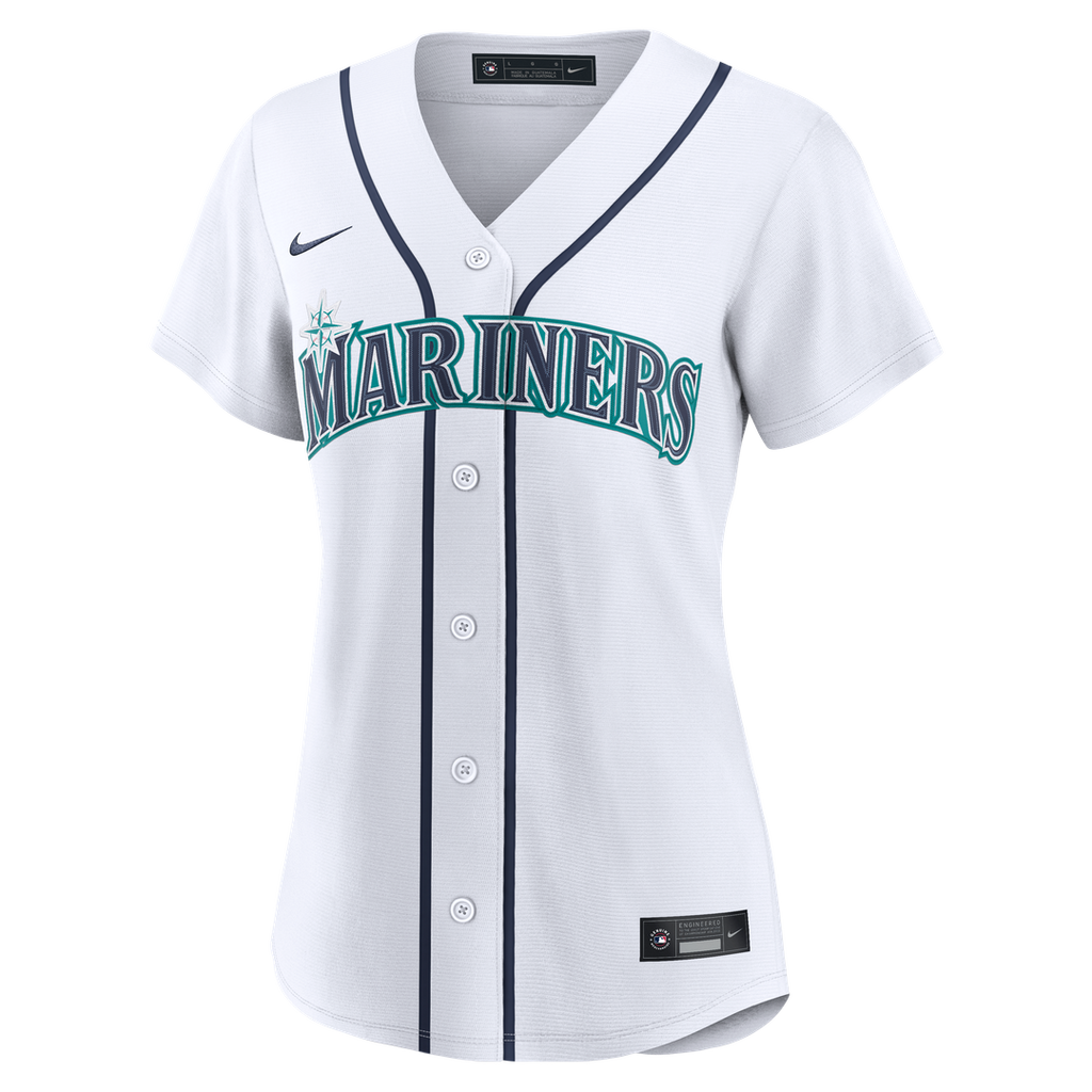 Seattle Mariners Cole Young Women's Home Replica Jersey - White