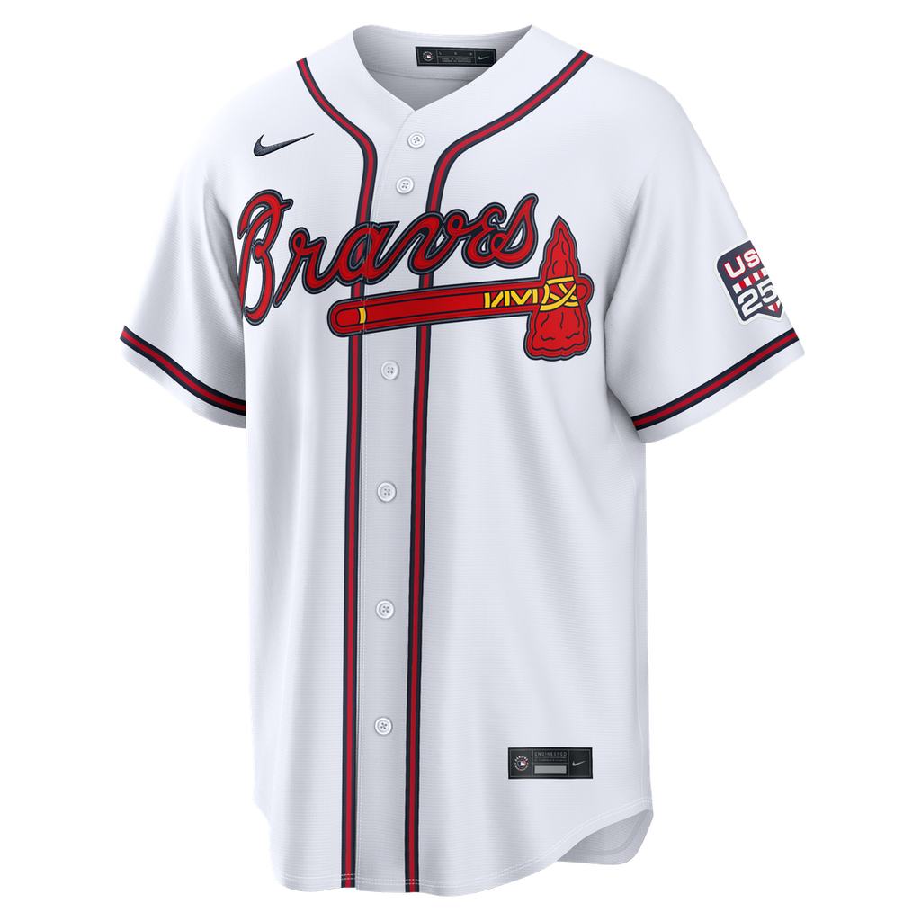 Atlanta Braves Drake Baldwin USA 250 Fourth of July Home Stadium Jersey - White