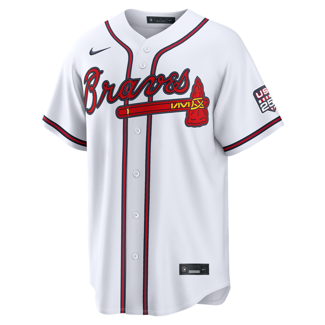 Atlanta Braves Drake Baldwin USA 250 Fourth of July Home Stadium Jersey - White