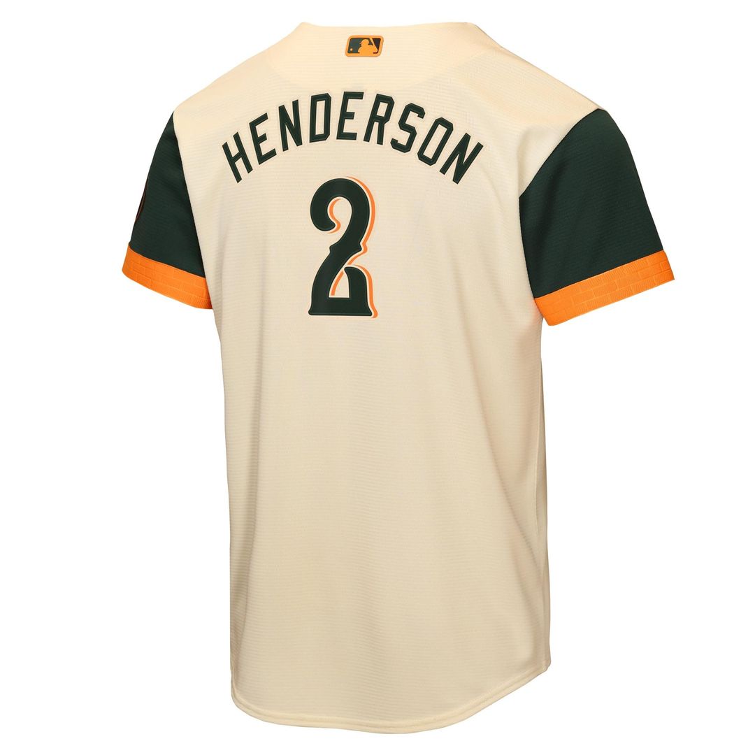 Baltimore Orioles Gunnar Henderson Youth 2026 City Connect Stadium Jersey - Cream