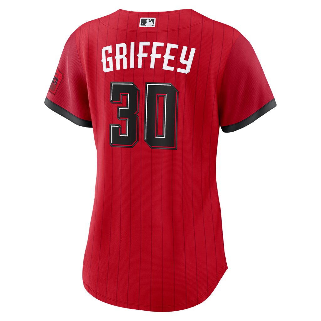 Cincinnati Reds Ken Griffey Jr. Women's 2026 City Connect Stadium Jersey - Red
