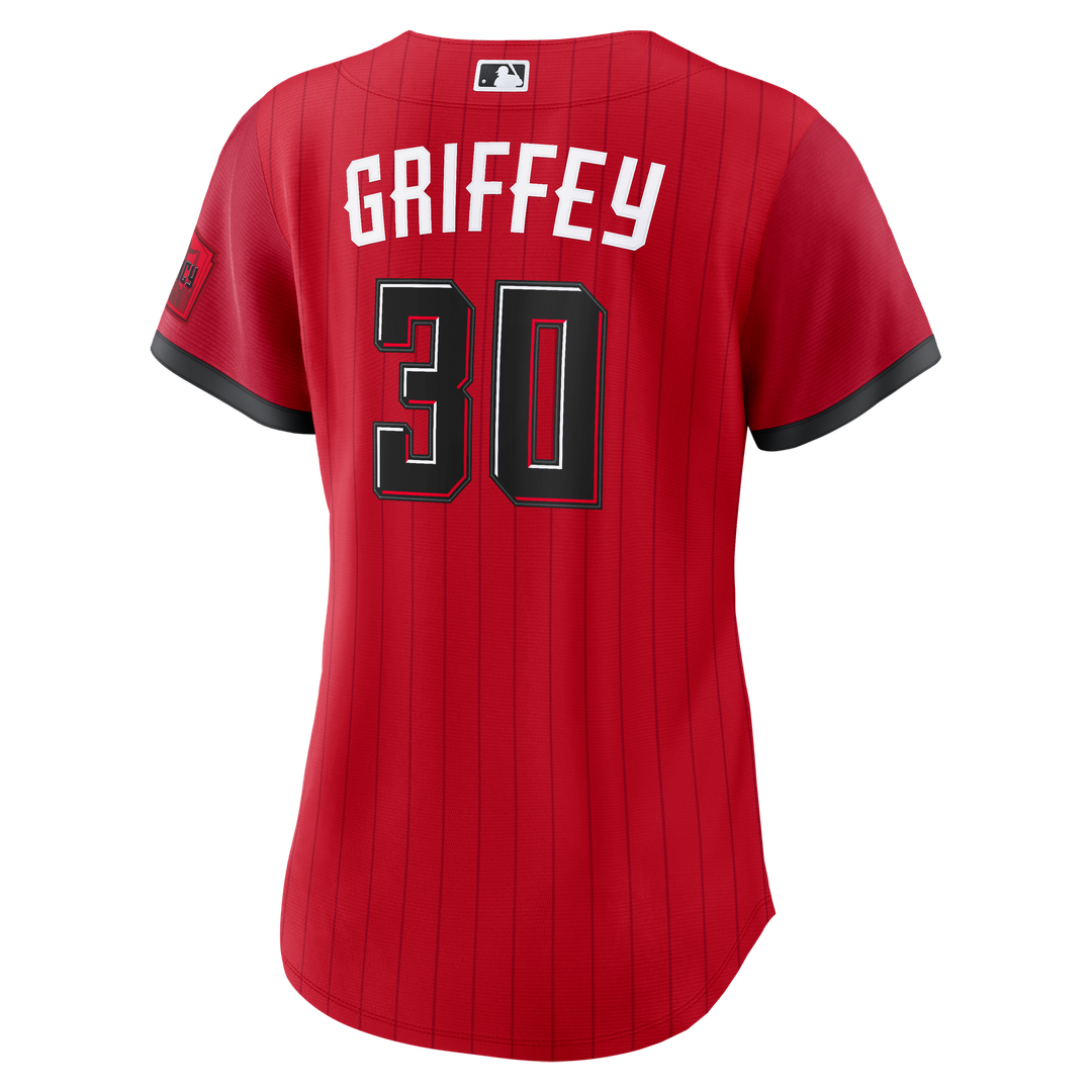 Cincinnati Reds Ken Griffey Jr. Women's 2026 City Connect Stadium Jersey - Red