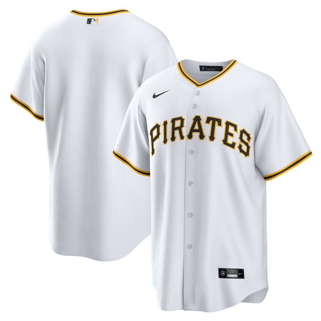 Pittsburgh Pirates Home Replica Team Jersey - White
