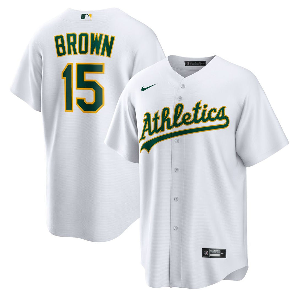 Athletics Seth Brown Home Replica Jersey - White