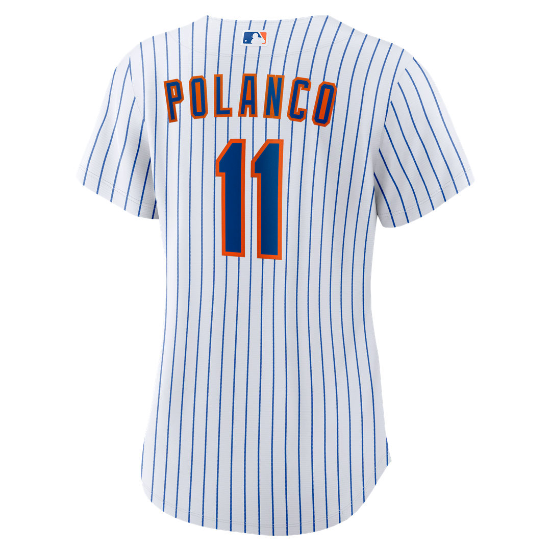 New York Mets Jorge Polanco Women's Home Replica Jersey - White