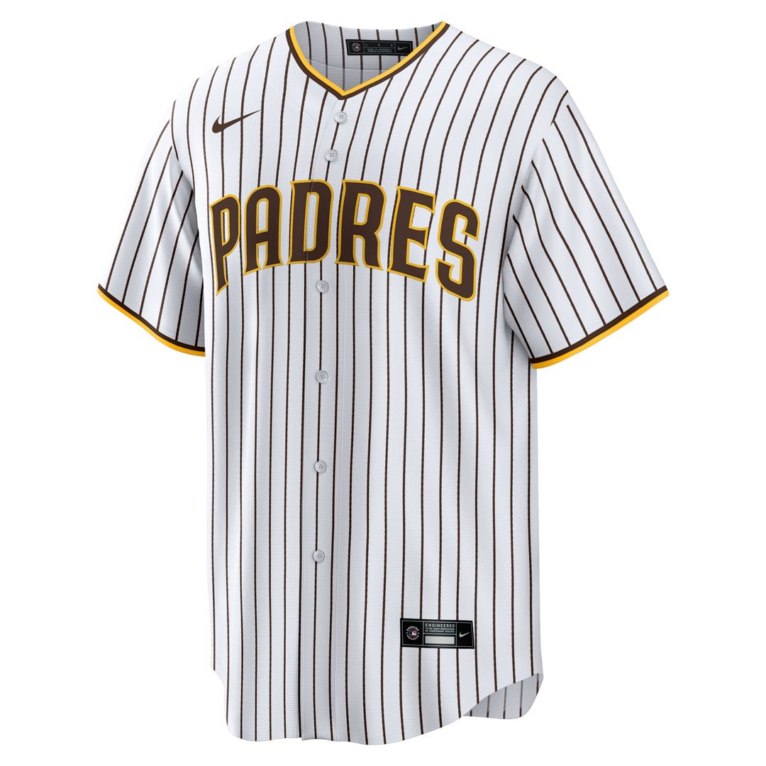 San Diego Padres Xander Bogaerts Home Official Replica Jersey - White/Brown