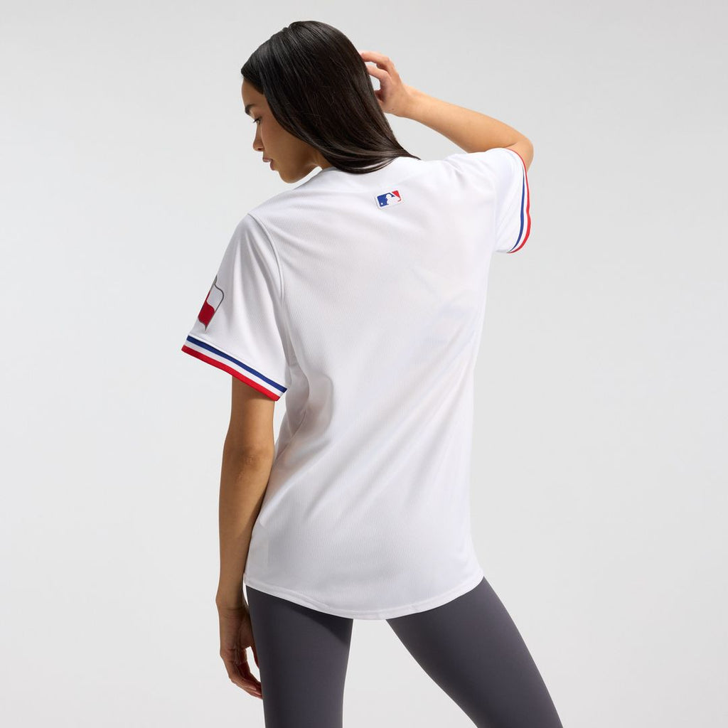 Texas Rangers Women's Home Limited Jersey - White