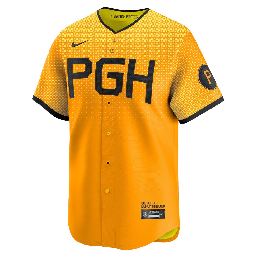 Pittsburgh Pirates City Connect Limited Jersey - Gold