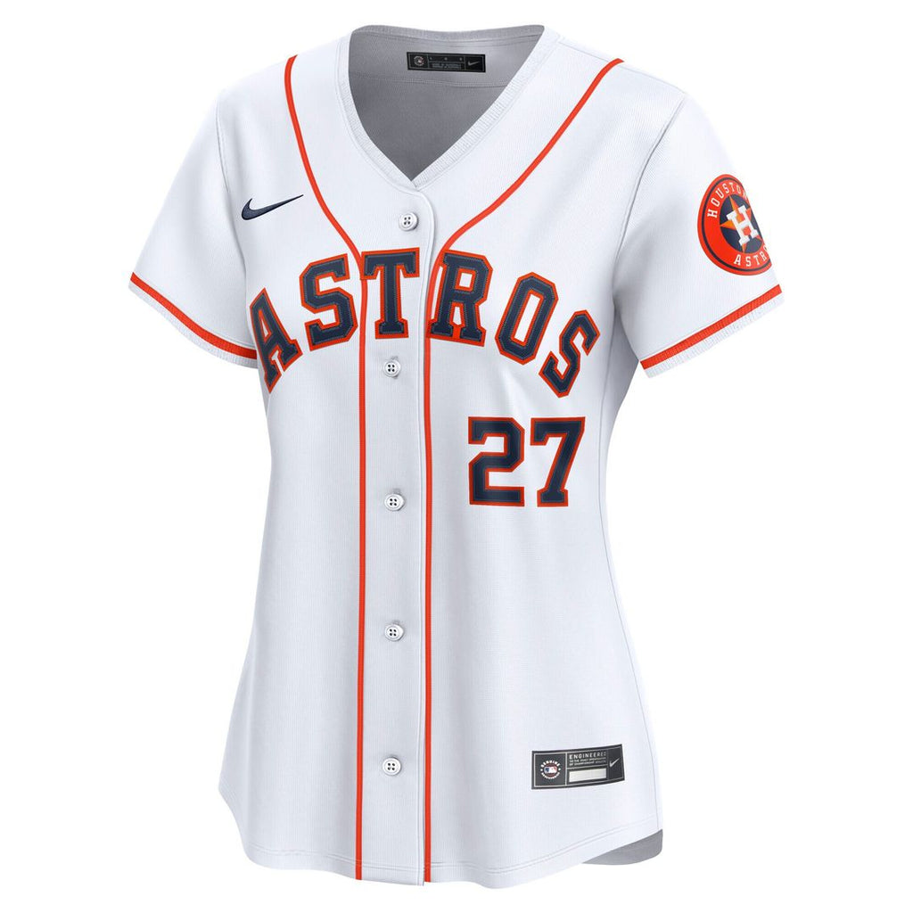 Houston Astros Jose Altuve Women's Home Limited Jersey - White