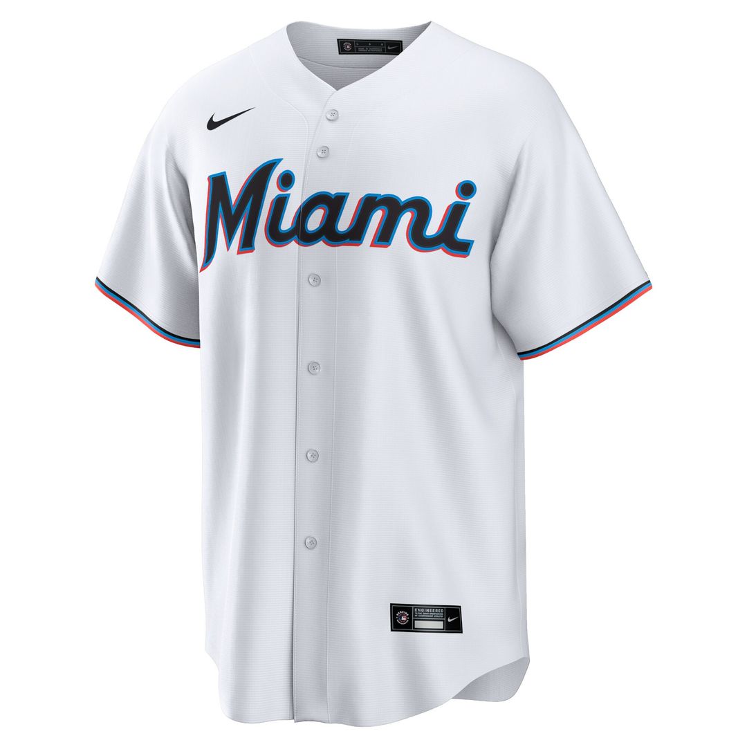 Miami Marlins Sandy Alcantara Replica Jersey - White