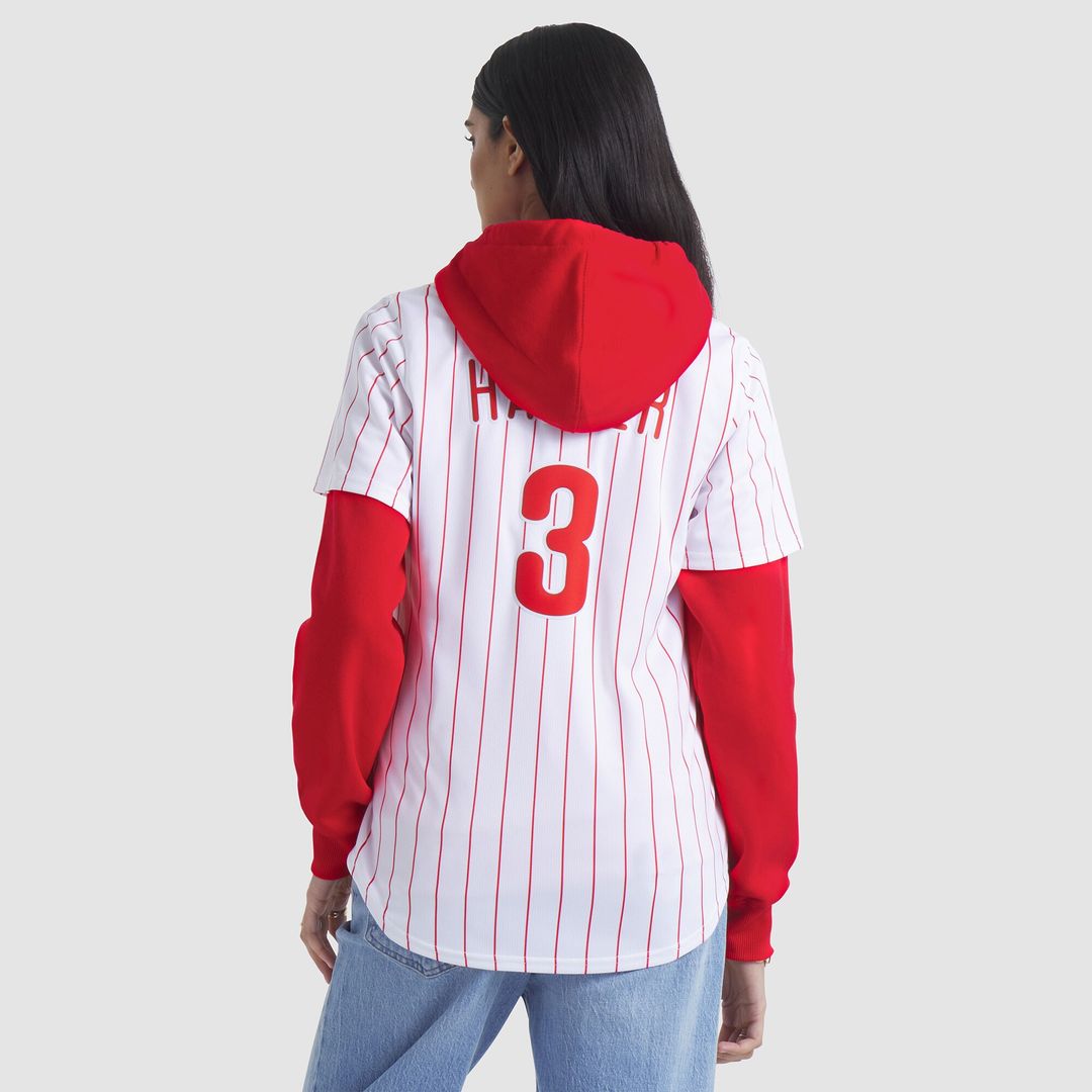Philadelphia Phillies Bryce Harper Women's Home Limited Jersey - White