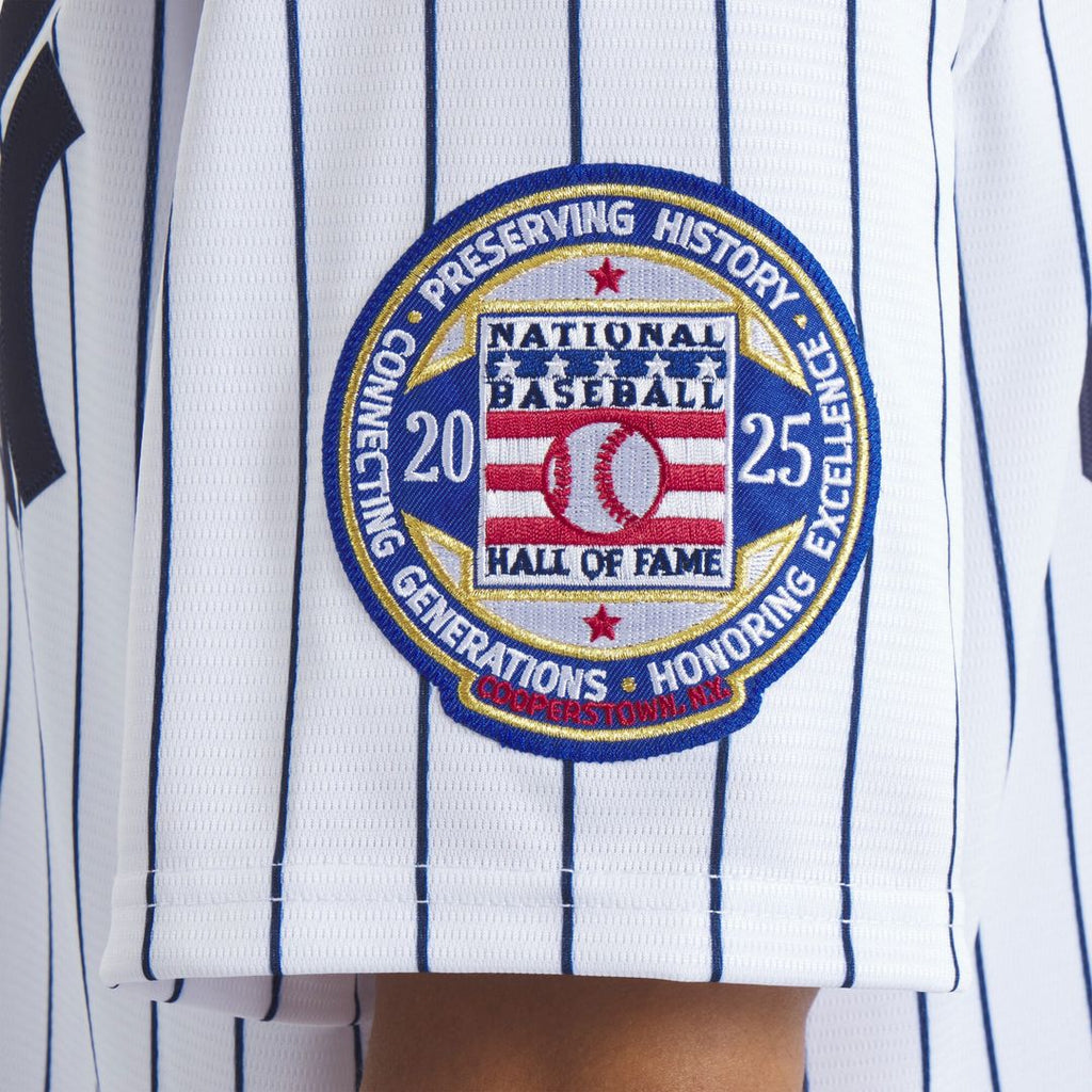 New York Yankees CC Sabathia 2025 Baseball Hall of Fame Name & Number Retired Replica Jersey - White